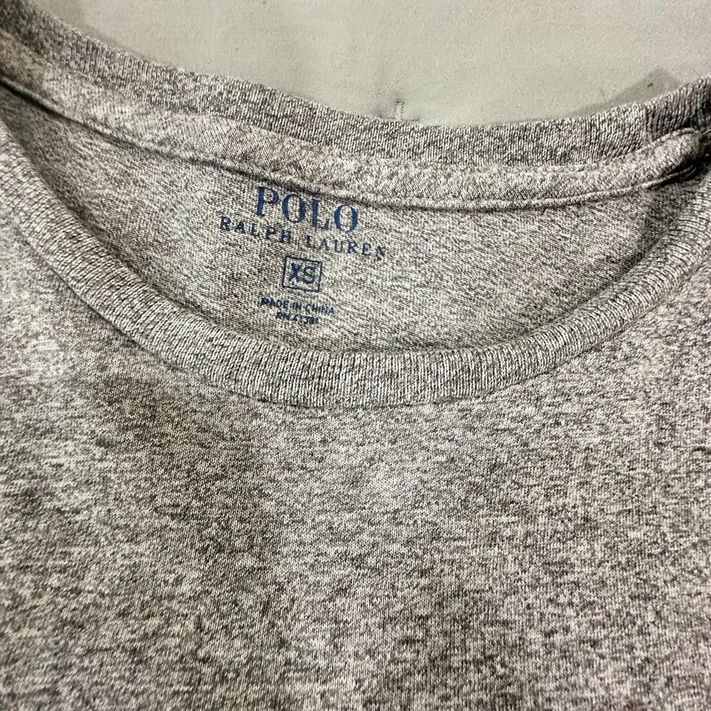 Polo Ralph Lauren Heather Gray Long Sleeve Tee
